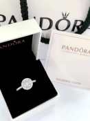 Pandora Promise Ring Round Adjustable Ring for Women s925