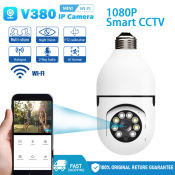 V380 Pro WiFi Light Bulb Camera - 2MP HD CCTV