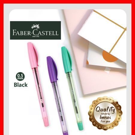 bnesos Stationary School Supplies Faber Castell Ballpen Faber Castell Pen Black Ink 0.5mm