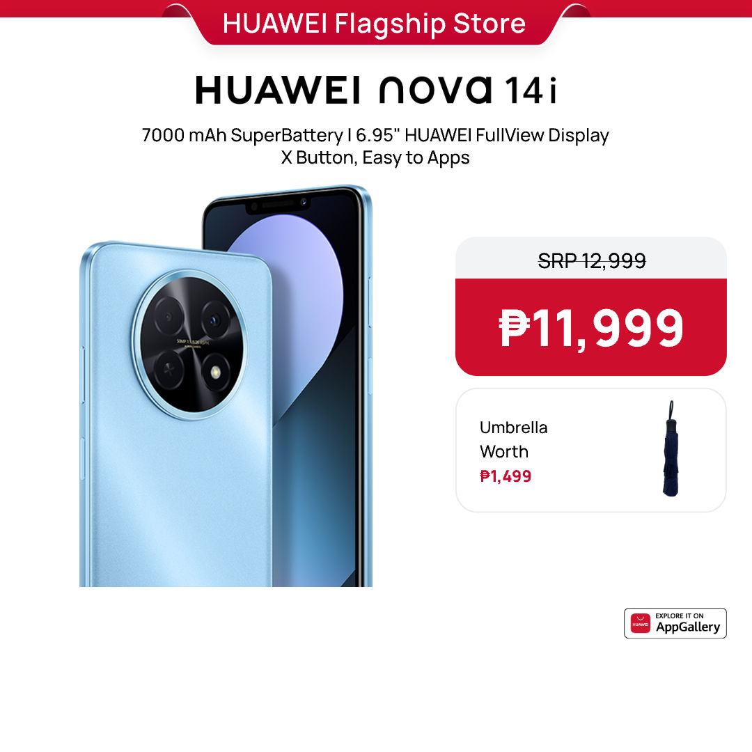 HUAWEI nova 14i Smartphone l 7000mAh Super Battery / 6.95'' HUAWEI FullView Display / X Button, Easy to Apps