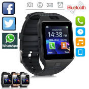 DZ09 Smartwatch: Waterproof Fitness Tracker with Bluetooth & Music