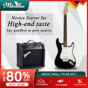 Minsine Electric Guitar Set - Perfect for Rock and Roll Beginners