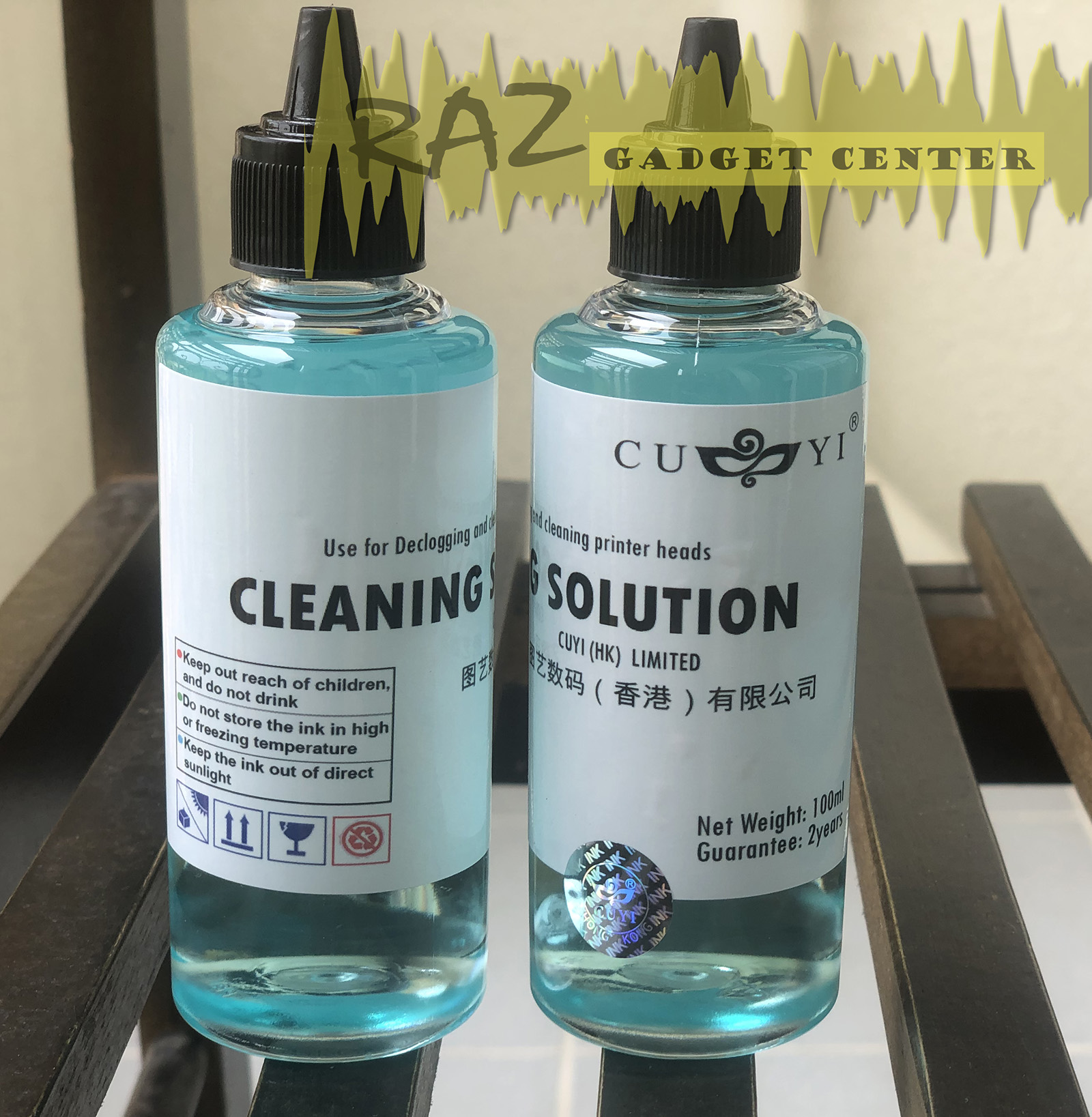 CUYI Cleaning Solution 100ml for Inkjet Printers Presyo 40 Piso*Libreng Shipping