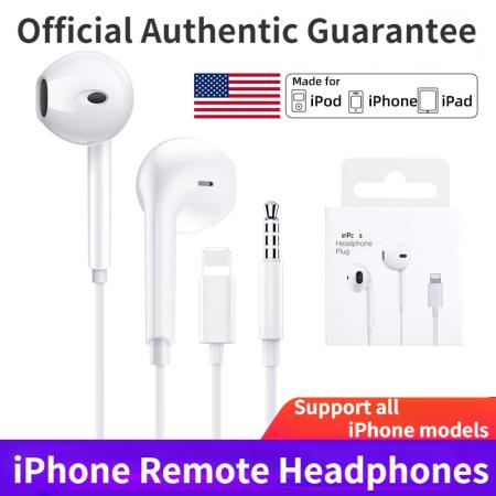 Same In-Ear Headphones for Apple Devices with Microphone