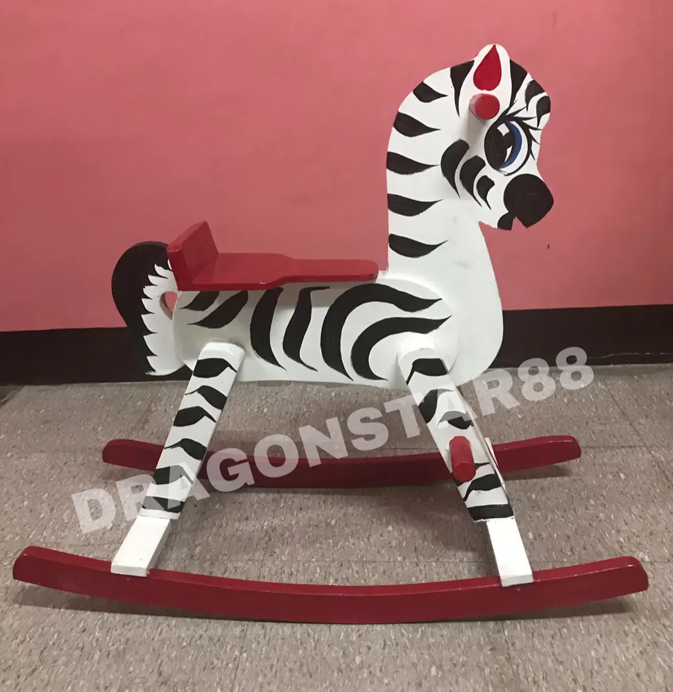 zebra rocking horse