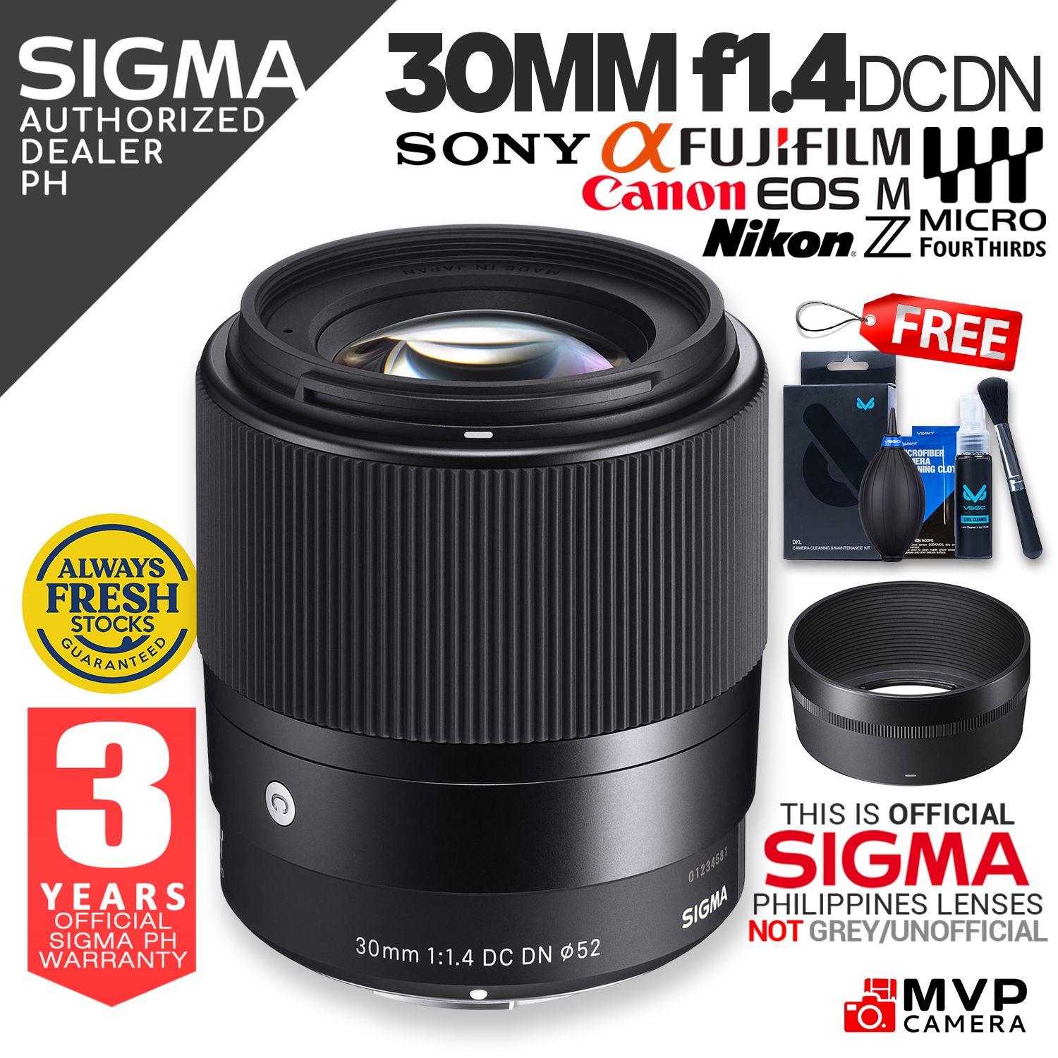 Shop Sigma 30mm Canon Online at Lazada Philippines – Best