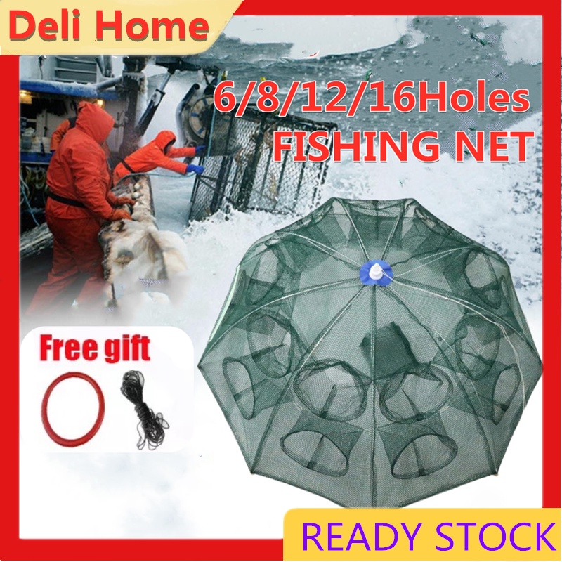 Shop Crab Crayfish Lobster Catcher Live Trap Fish Net with great discounts  and prices online - Jan 2024