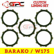 GPC Clutch Lining Set for Kawasaki Barako, W175