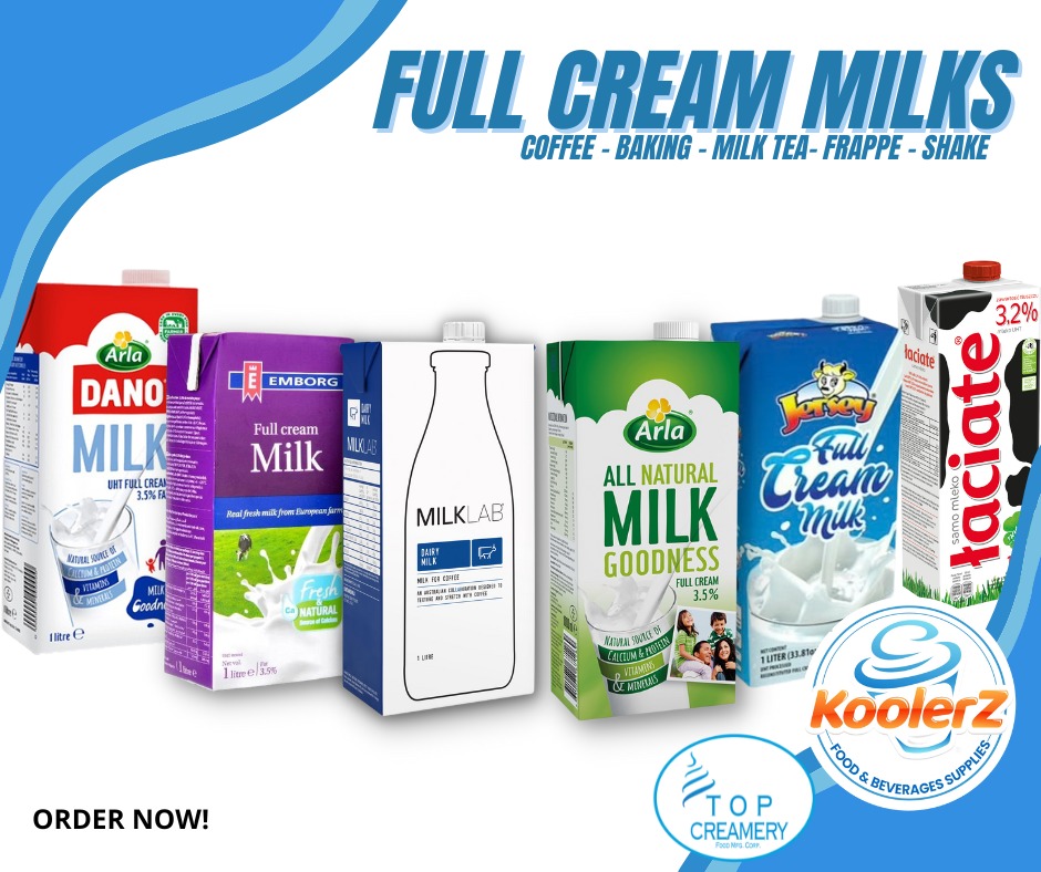 Full Cream Milks Arla | Milklab | Emborg | Laciste | Arla dano | Jersey |