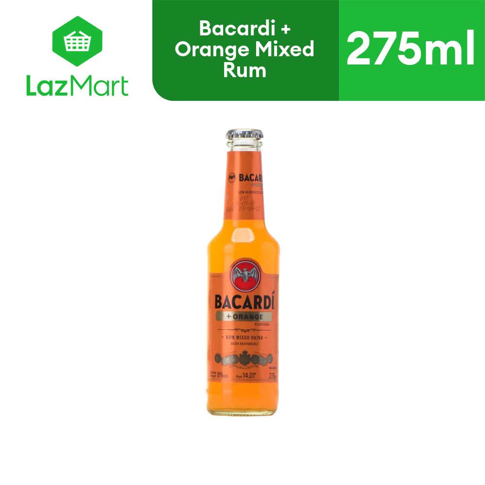 Bacardi + Orange Mixed Rum 275ml