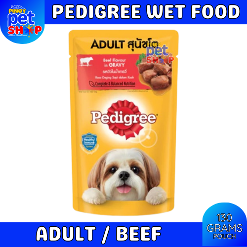 Pedigree beef hot sale flavour in gravy