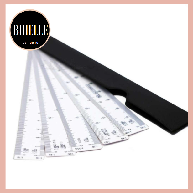 Diamant Triangular Scale Ruler 12-inch (1:100-1:600) – Hued Haus