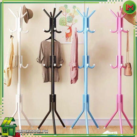 Stainless Steel Coat Rack with 12 Hooks