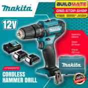 MAKITA Cordless Hammer Drill 12V HP333DWYE