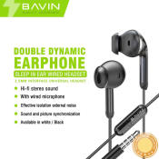 BAVIN Double Dynamic Sleep Earphone