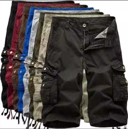 WY&YW Cargo Plain Six Pocket Short For Men Best Seller