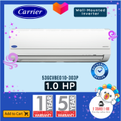 Carrier Alpha Inverter 1.0HP Wall Mounted Air Conditioner