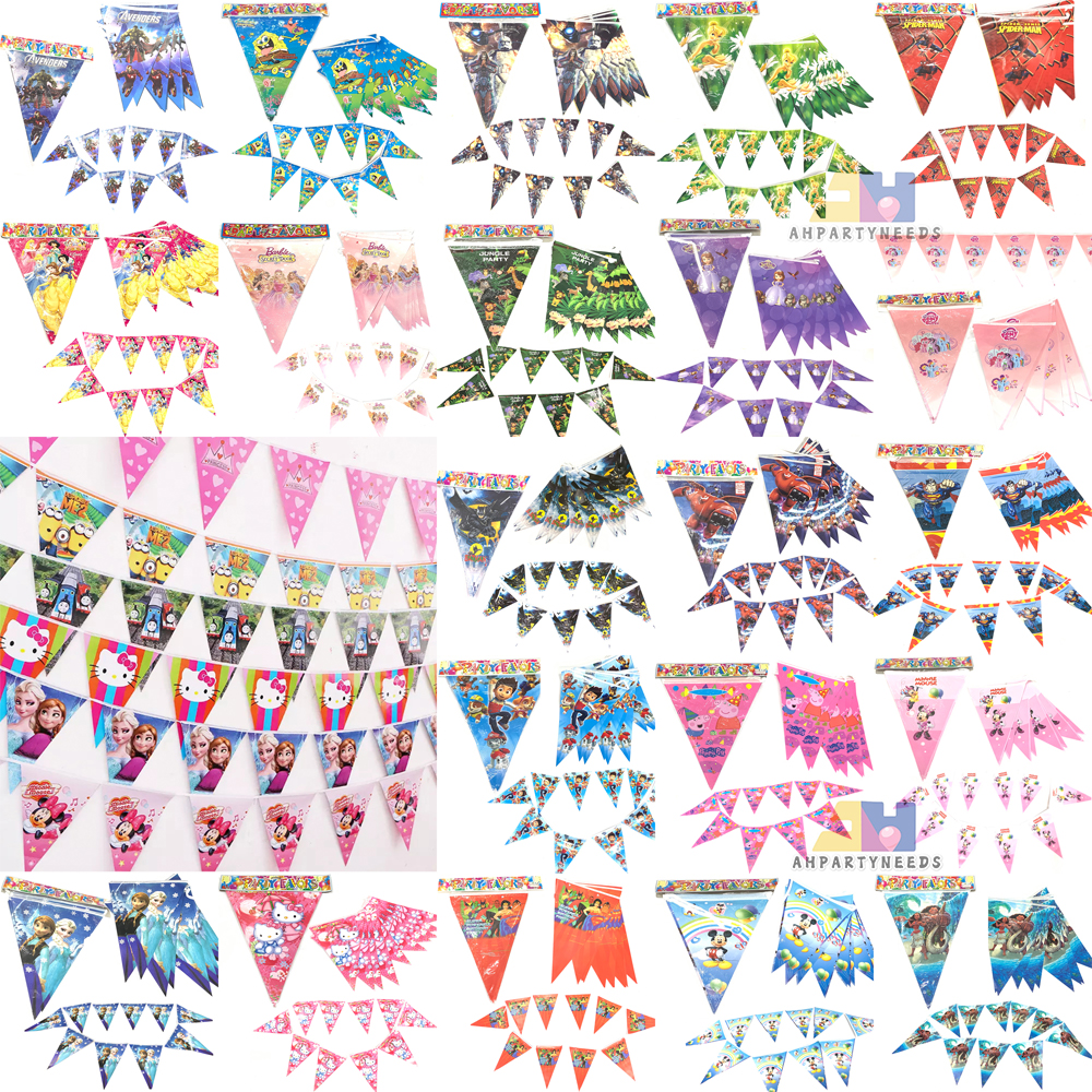 Cartoon Banderitas Pennant Banner - Party Decoration by Partyneeds