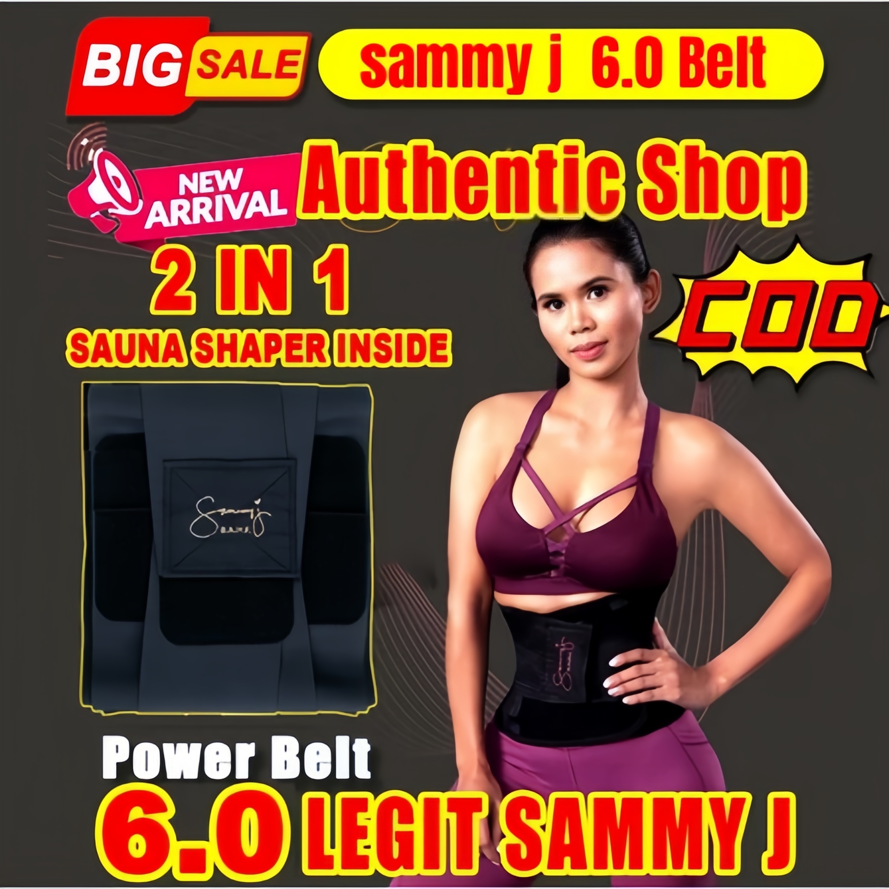 Shop Sammy J 6.0 Power Belt Cheap – Fast & Easy | Lazada Philippines