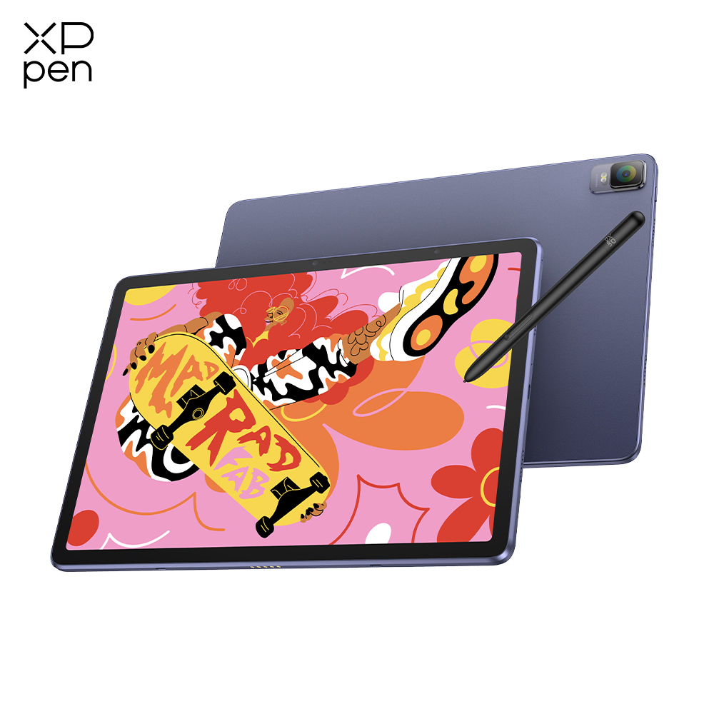 XPPen ArtMobile Magic Drawing Pad Android tablet with 16384 Pressure Levels X3 Pro Pencil, Papery feel Screen, 109% sRGB,2160 x 1440 Resolution Fully Laminated Screen Low blue light TÜV Rheinland certified,8GB+256GB,8000mAh Battery,built in ibis Paint X