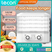 Lecon 5-Layer Food Dehydrator - Home Drying Machine