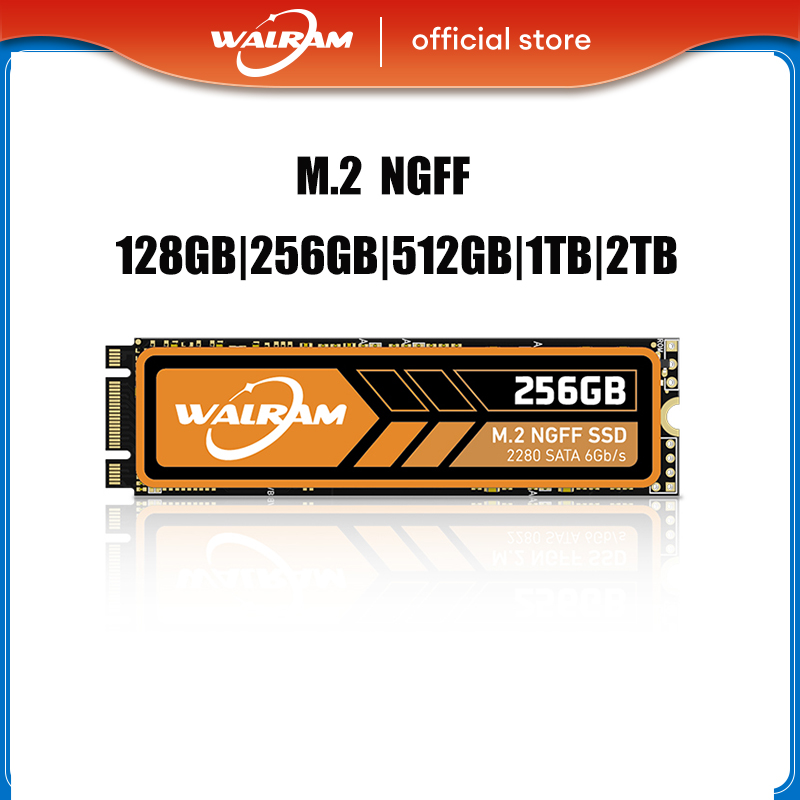 Walram M.2 2280 NGFF SATA SSD PC M2 NGFF 128GB 256GB 512GB 1TB