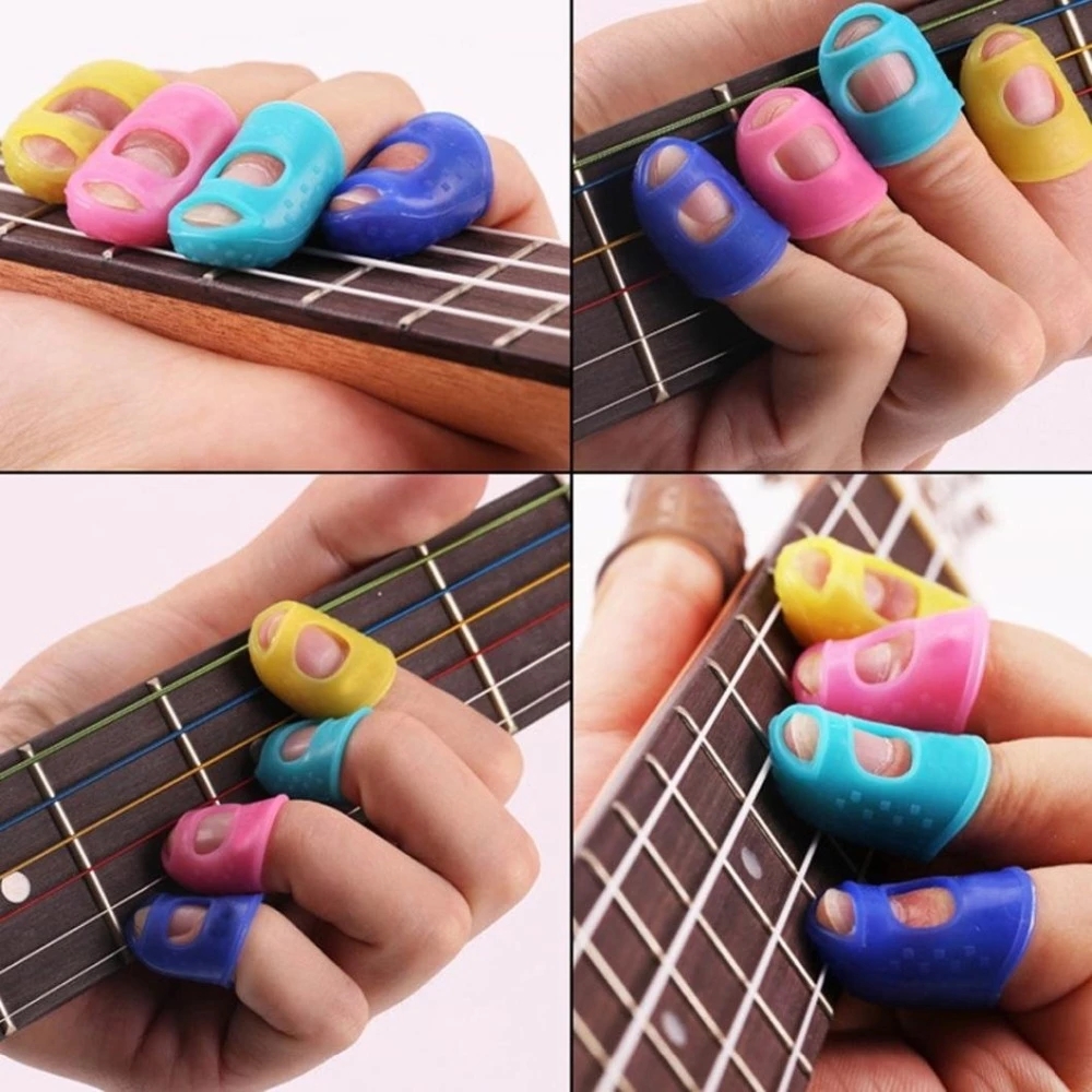 Silicone Sewing Thimble Anti-stick Finger Cover Thimble Hand Cross