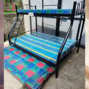 Rtype bunk bed with pullout & durabed foam set