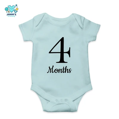 Baby Onesies Four Months Old Milestone - 4 Months (3)