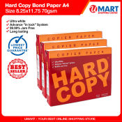 Hard Copy Bond Paper A4 size 8.25x11.75 / Short size 8.5x11 / Legal size 8.5x13