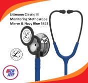 Littmann Classic III Stethoscope Mirror & Navy Blue