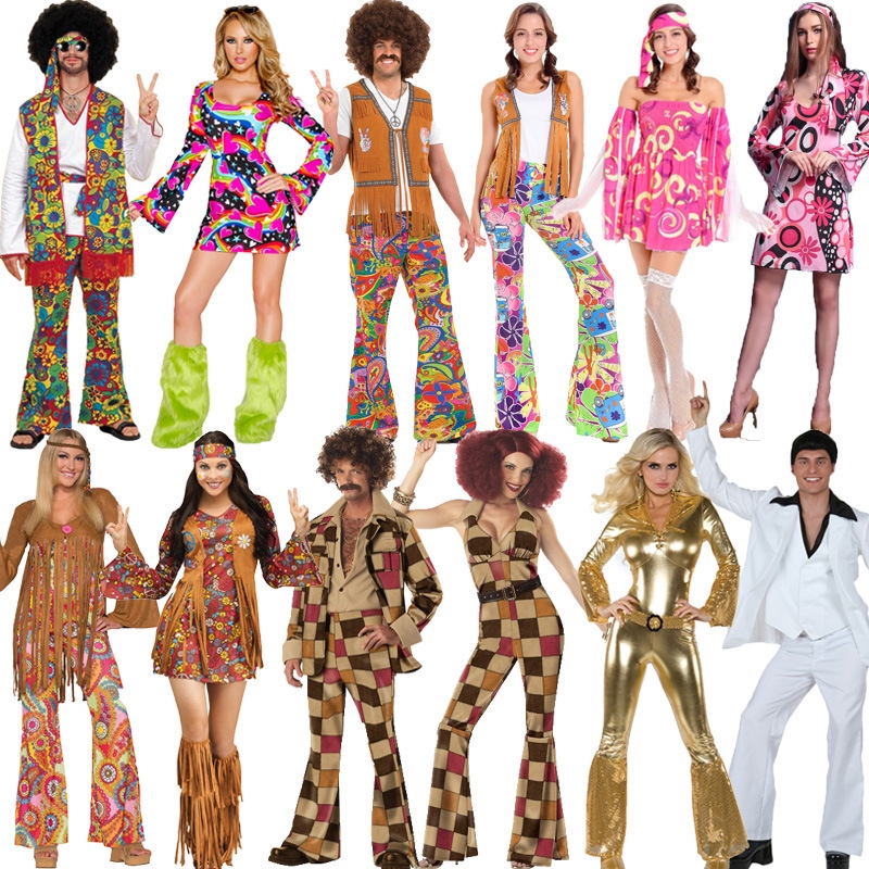 Retro Disco Clown Costume Disco Costume 70S Hippie Clothes Cos ...