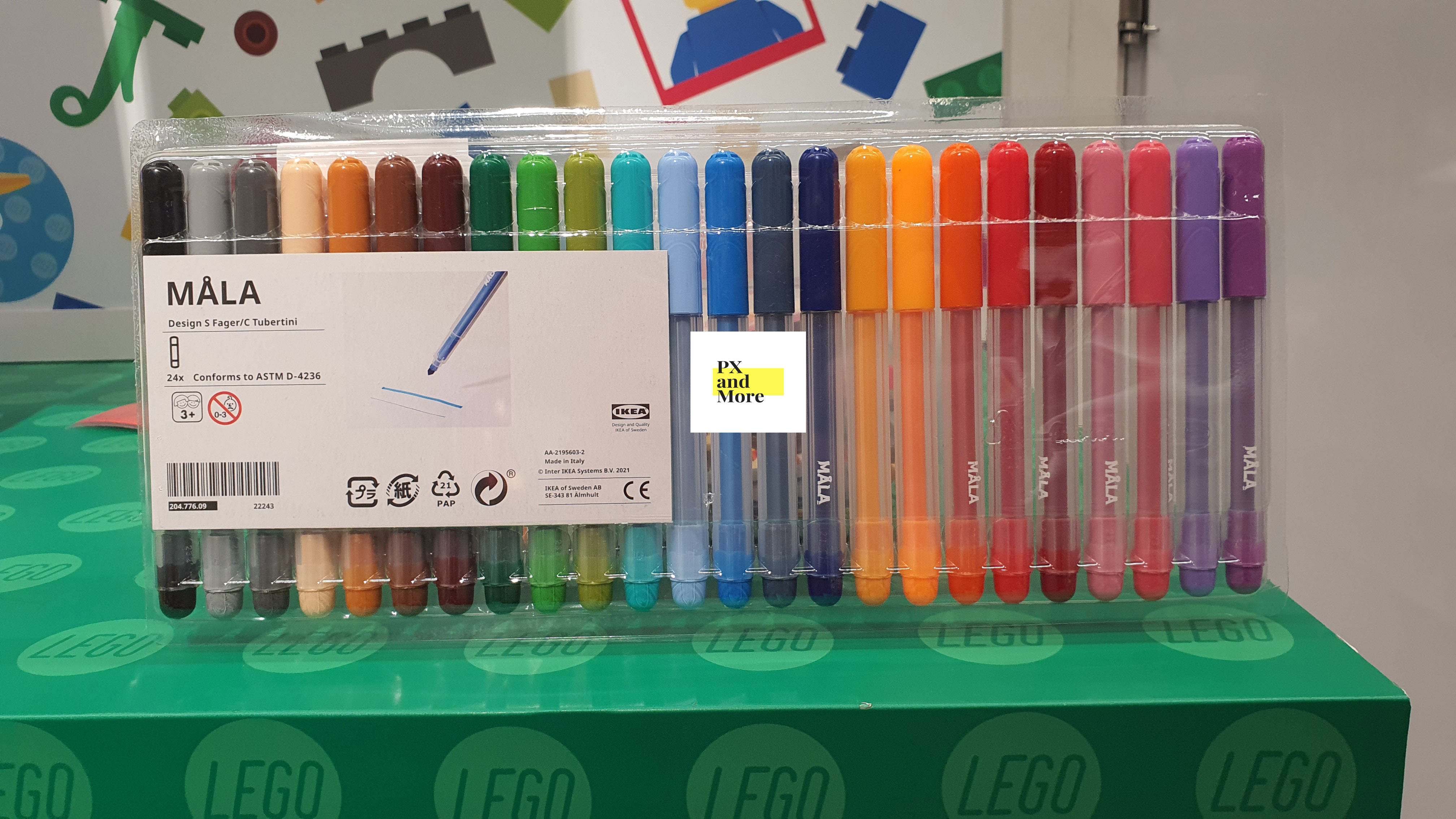 MÅLA Felt-tip pen, mixed colors - IKEA