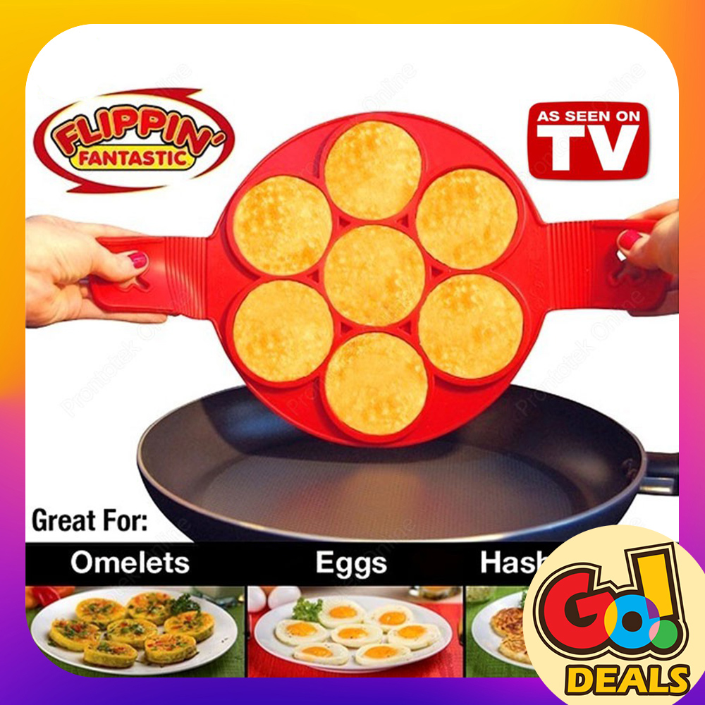 Perfect Pancake Maker Pan Flipjack Omelette Flip Jack Eggs Crepes As Seen  On TV