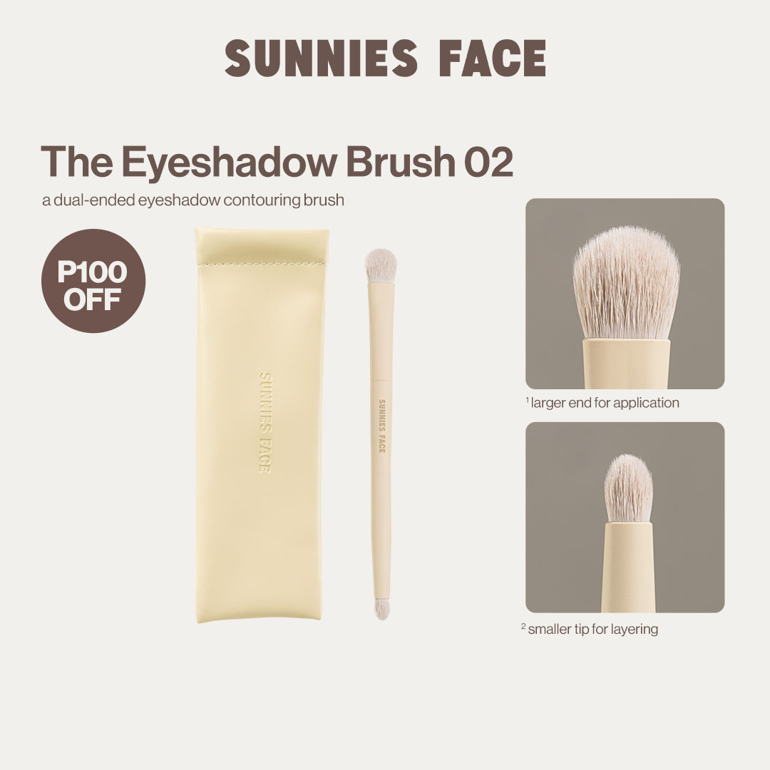 Discount on Sunnies Face  shoes - SKU: Sunnies Face The Eyeshadow Brush 02 [Dual-Ended Eyeshadow Contouring Brush]