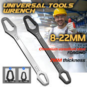 Universal Double-Head Ratchet Wrench by 