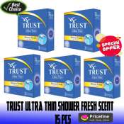 TRUST Ultra Thin Shower Fresh Scent (Discreet Packaging)