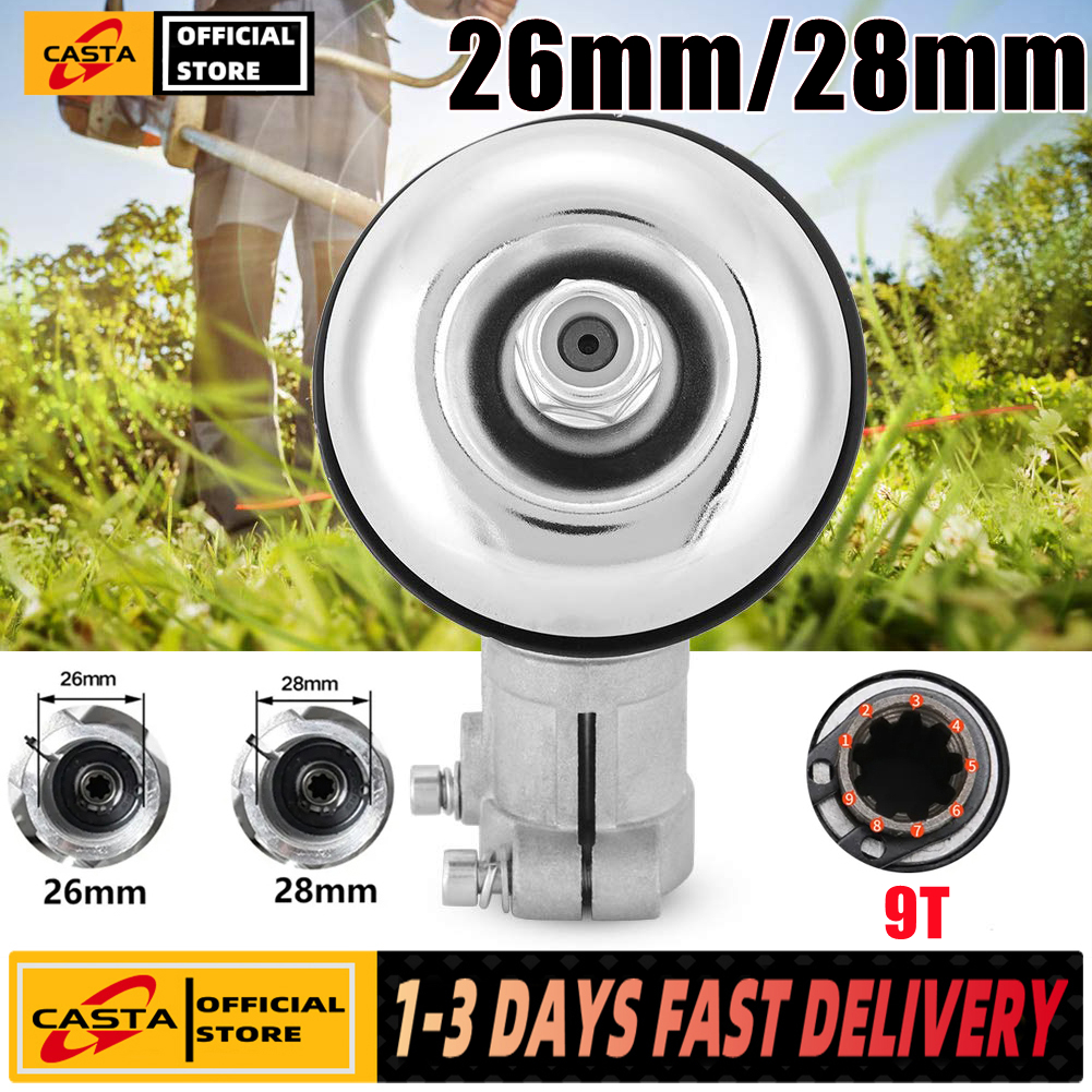 Gearhead Gear Head Gearbox 26/28mm 9T Diam Brush Cutter Trimmer Strimmer - Philippines