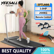 Yeesall Electric Flat Walking Treadmill with Armrests (same day delivery)