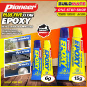 PIONEER Plus Clear Epoxy Tube Strip with Mixing Tool