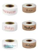 120 Pcs/Roll "thank You for Your Order" Sticker For Business Decoration Labels