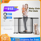 Sturdy Adjustable Safety Gate for Dogs and Babies