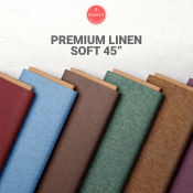 Premium Linen Cotton Fabric 45" width