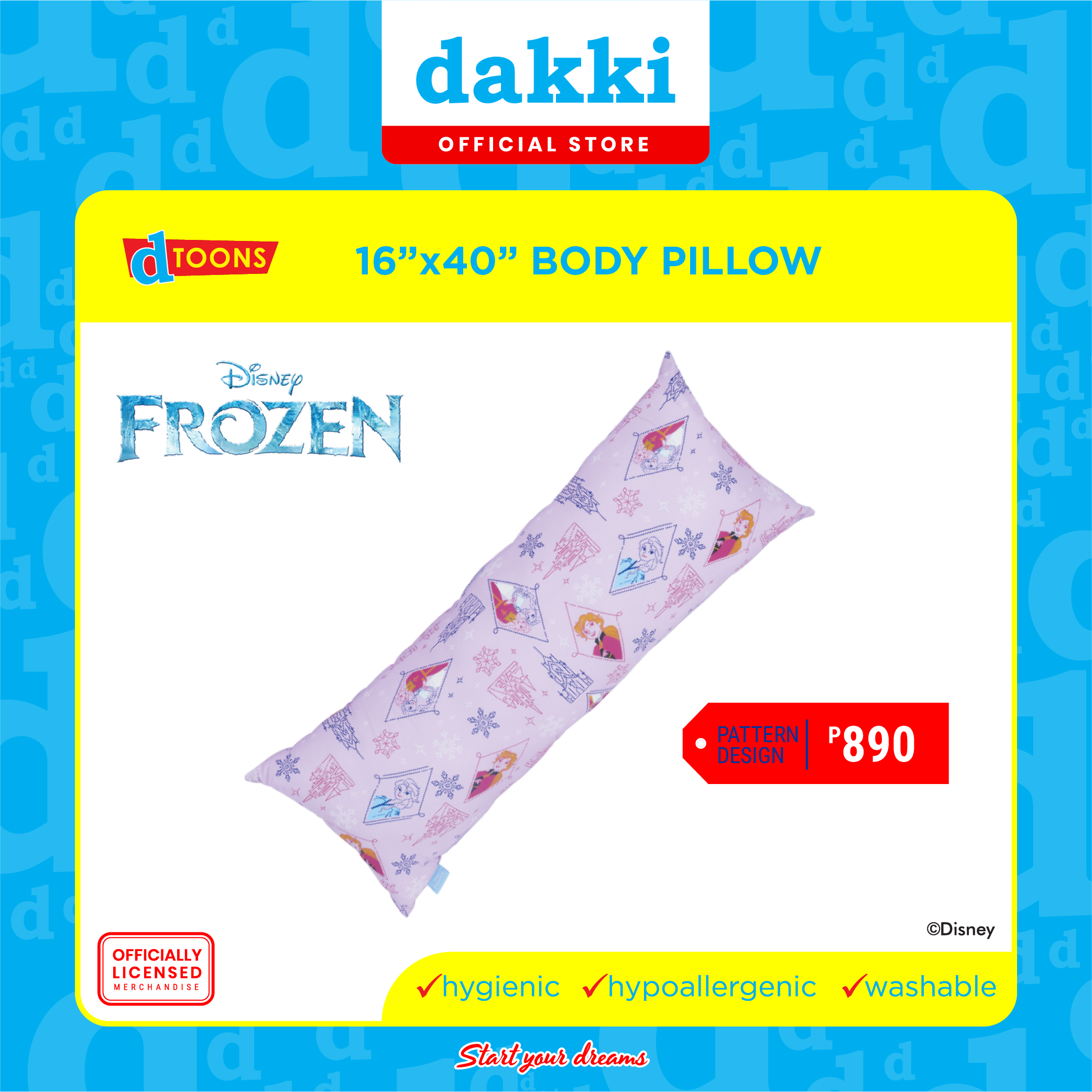 Dakki body pillow store price