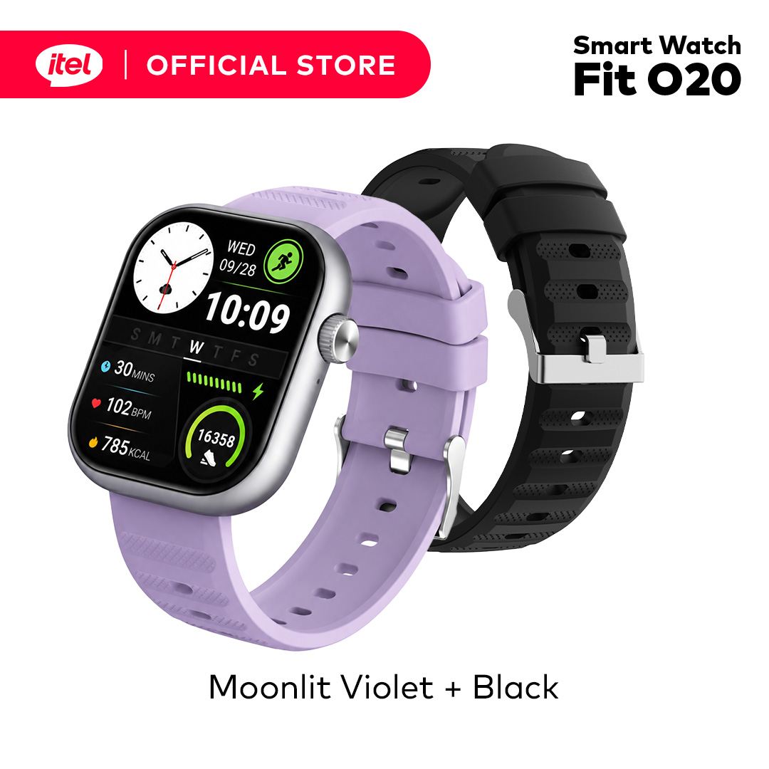 itel Fit O20 AFR Smart Watch / Double Strap / 2.04" HD / IP68 Water Resistance & Auto Drain / AI Powered - Image 2