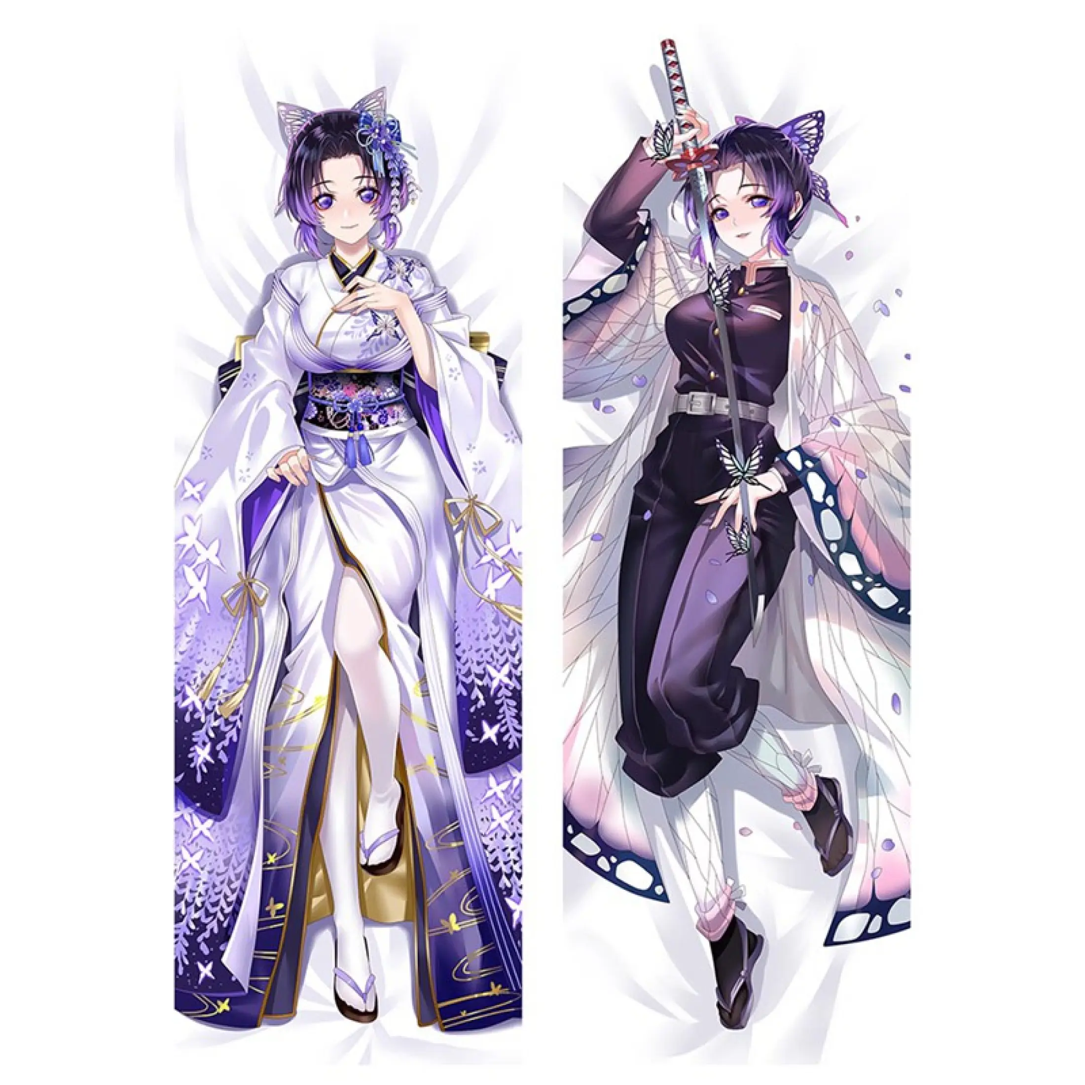 Little Pearl New Demon Slayer Kimetsu No Yaiba Manga Dakimakura Kochou Shinobu Hugging Body Anime Girls Love Pillow Case Cushion Cover Otaku Gift Pillow Case Lazada Ph