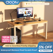 AIODIY Solid Wood Waterproof Computer Desk