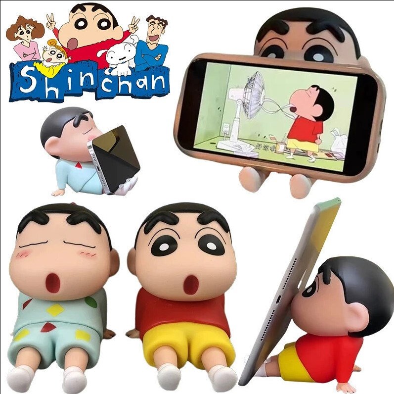 Crayon Shin-Chan Soporte para Teléfono Celular Soporte para teléfono de escritorio de dibujos animados lindo Decoración de oficina y Escritorio Crayon Shin-Chan Soporte para Teléfono Celular Soporte para teléfono de escritorio de dibujos animados lindo Decoración de oficina y Escritorio