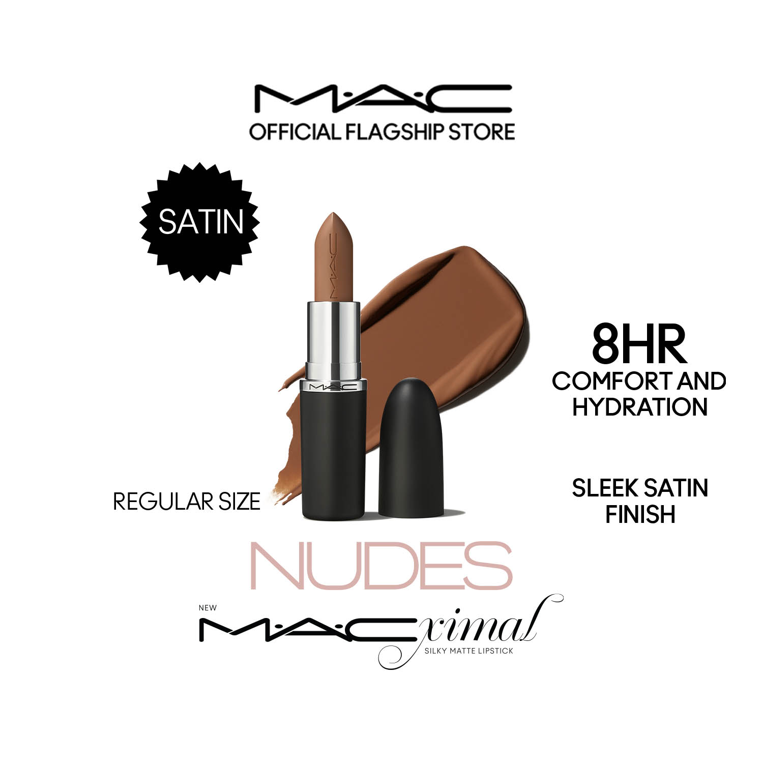 Discount on M·A·C  shoes - SKU: MAC Macximal Sleek Satin Lipstick sleek satin finish 8HR hydration pigment rich colour