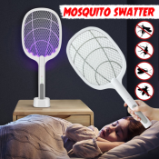 2020 Electric Mosquito Swatter - Rechargeable Insect Zapper by 